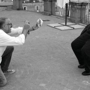 Augusto De Luca, fotografa Hermann Nitsch.