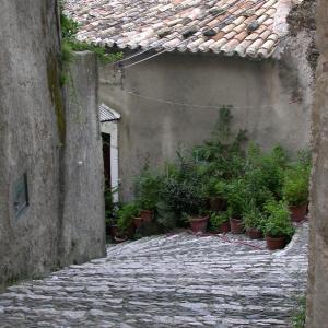 Italy. Calabria. Gerace history of stones (2)