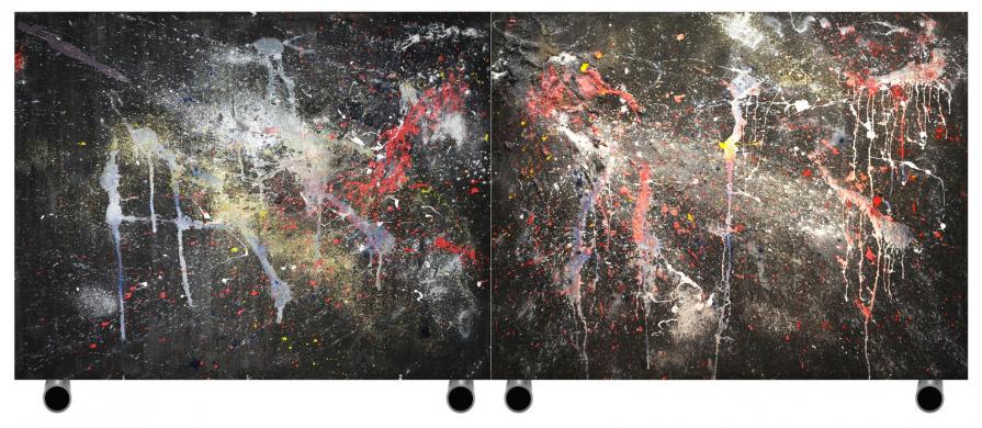 Notte di S.Lorenzo (Big-Bang) - 400x170 cm lato A