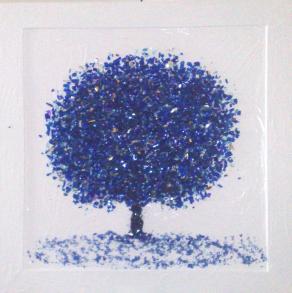 albero blu