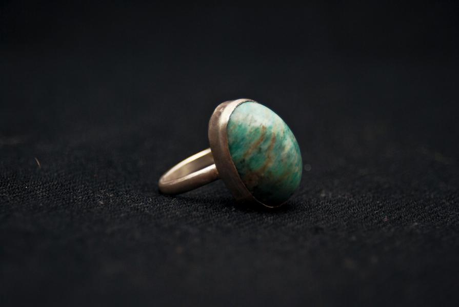 Light Blue Stone Ring