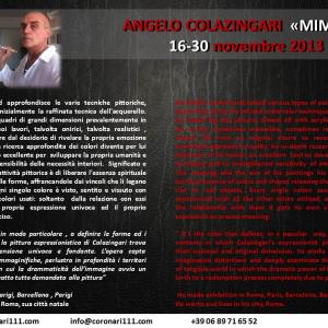 Mimesis - Personale di Angelo Colazingari