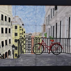 Red Bike in Montmartre