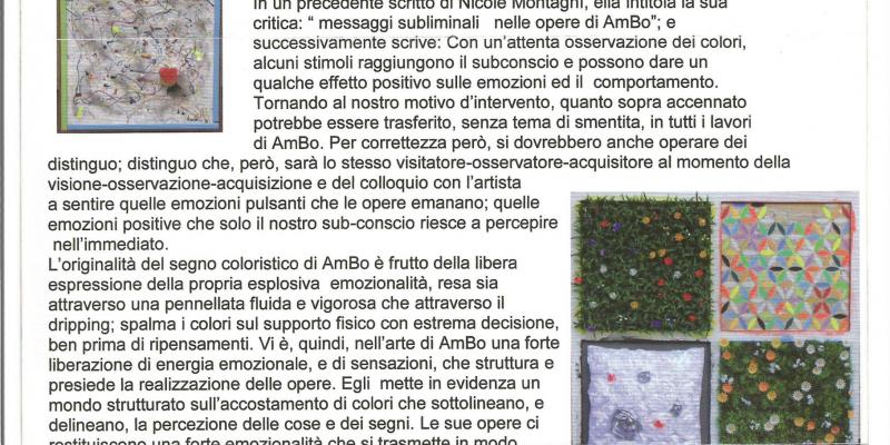 Messaggi subliminali e poliedricità di AmBo