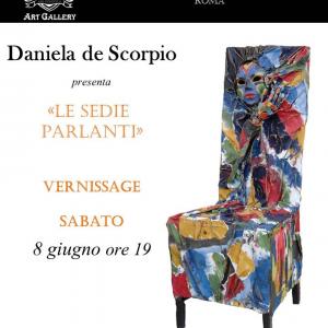 Le sedie parlanti - Personale Daniela de Scoprio