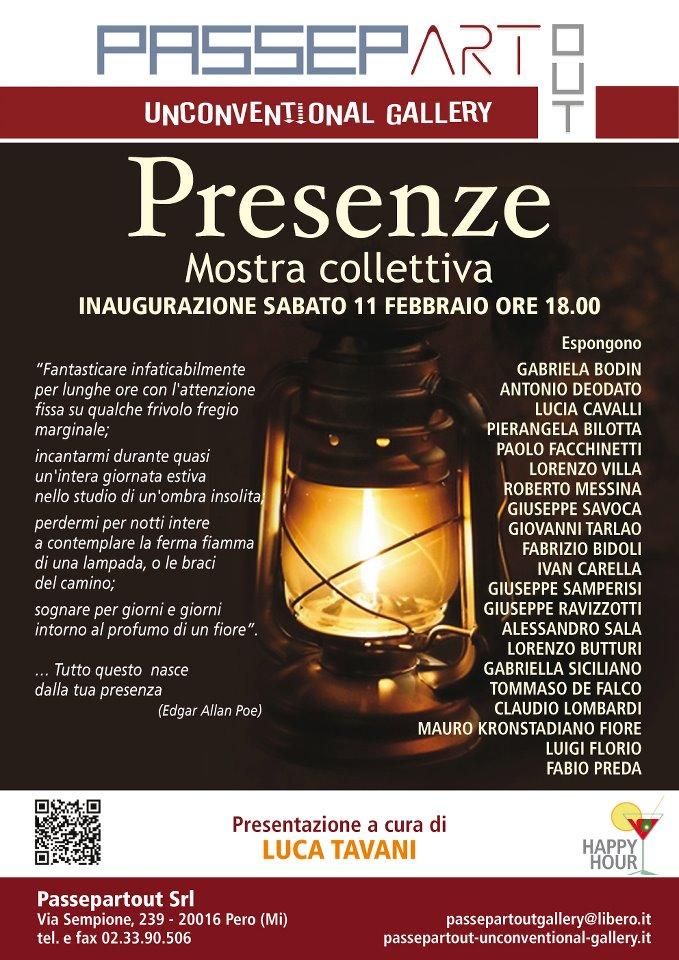 "PRESENZE" -PassepARTout Unconventional Gallery (MI)