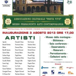 Next Opening - Contemporary Art Museum - Preta di Amatrice