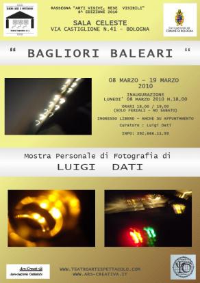 Locandina Mostra Luigi Dati Sala Celeste Bologna