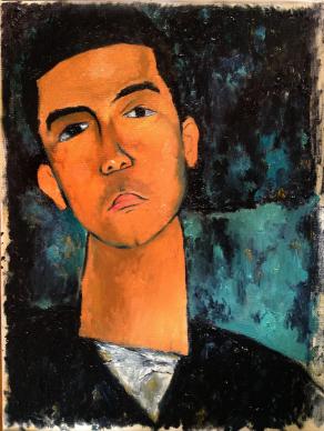 Self portrait (Blue)