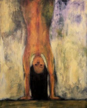 A Woman Standing on Her Hands