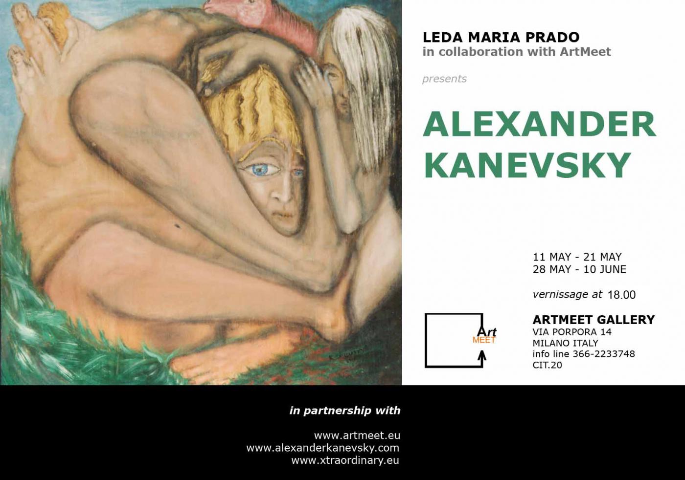 Alexander Kanevsky e nuovi progetti ArtMeet Gallery