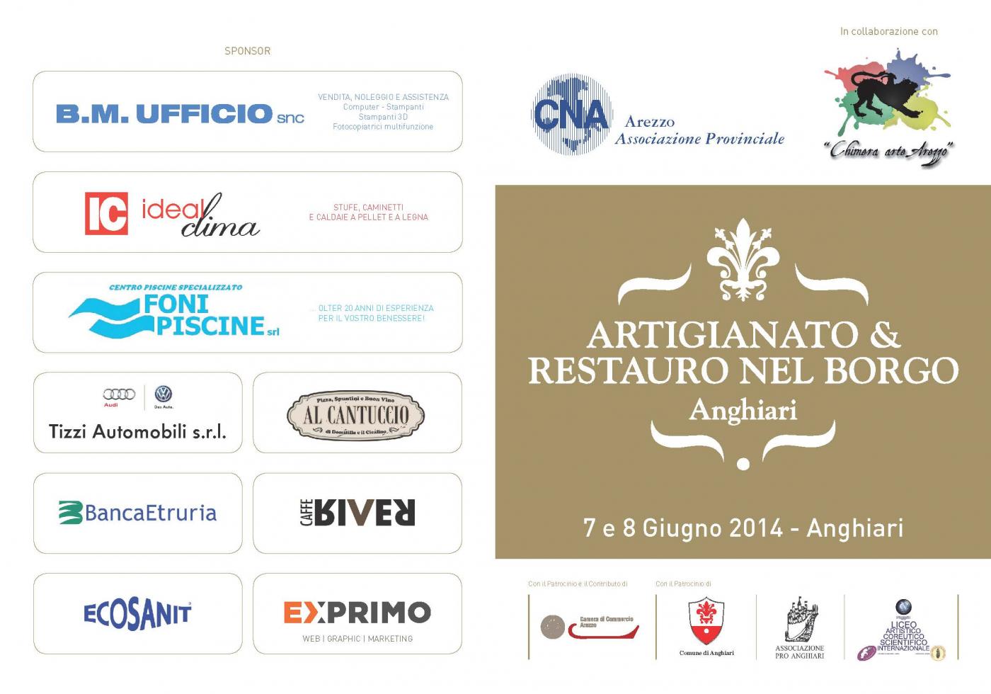 ARTIGIANATO & RESTAURO nel BORGO / Anghiari Arte 1°Edizione Concorso Pittura