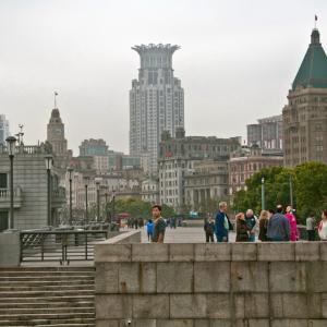 China. Shanghai. Contrasts between old and new 2/2