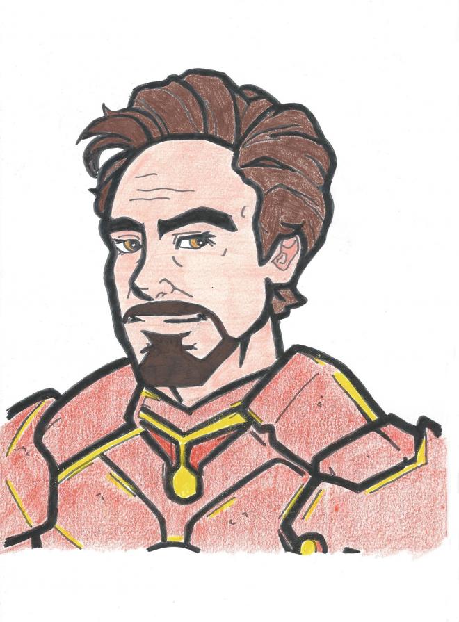 Ritratto di  Tony Stark(IRON MAN)