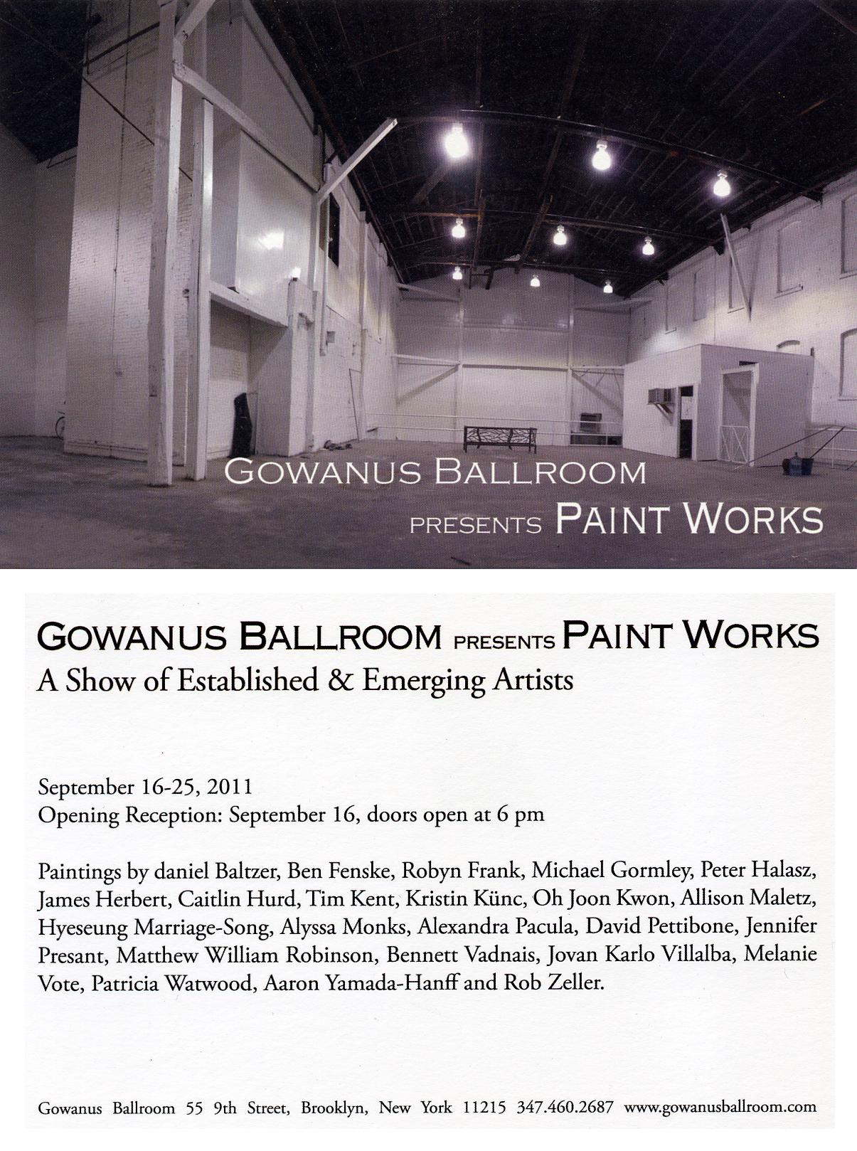 Paint Works @ Gowanus Ballroom