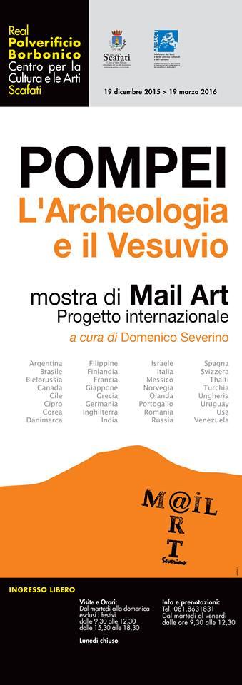 POMPEI - L'Archeologia e il Vesuvio - Mostra di Mail Art Progetto Interazionale