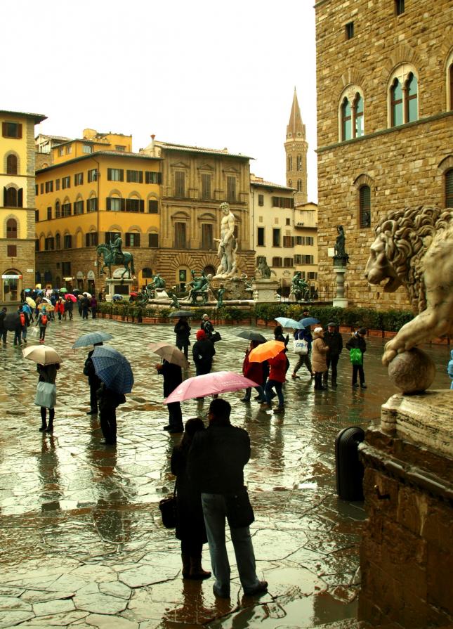 Colori in giornata grigia