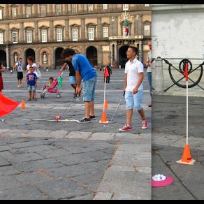 Piazza del Plebiscito, Napoli - Partita di Golf, Performance di Augusto De Luca.7