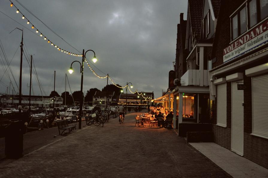 Evening in Volendam