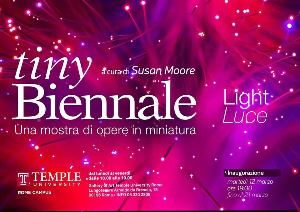 Letizia Ardillo presenta L'essenza della Luce -Light- Tiny Biennale- a cura di Susan Moore