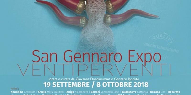 VentiperVenti - San Gennaro Expo – Simposio d’arte e creatività, decima edizione della mostra internazionale del piccolo formato 20×20. Ideata e curata da Gennaro Ippolito e Giovanna Donnarumma, promossa da Lineadarte Officina creativa