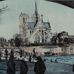 Paris, Notre Dame (retro)