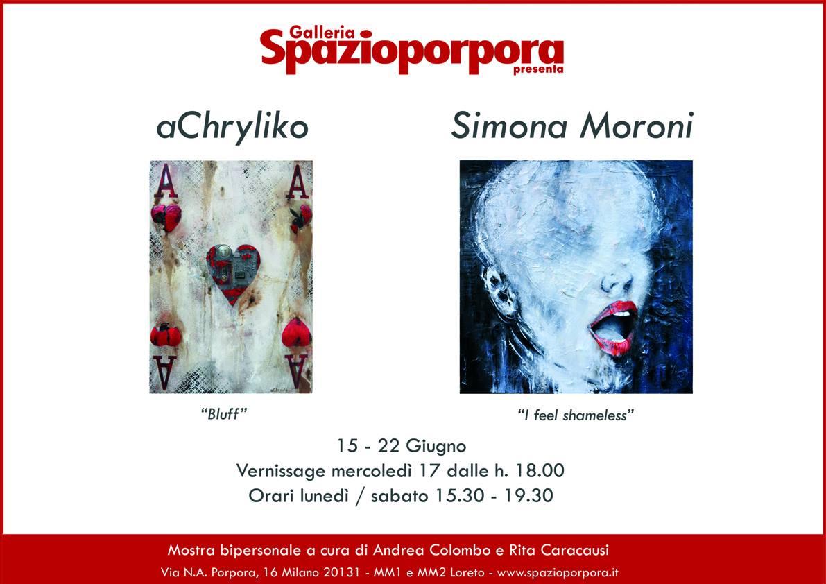 Mostra Bipersonale aChryliko e Simona Moroni 