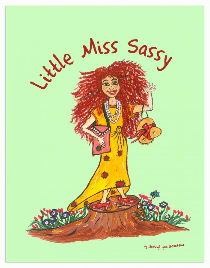 Little Miss Sassy Story Book cover