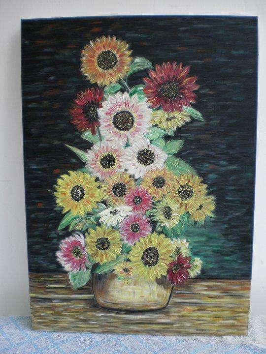 Vaso con Girasoli