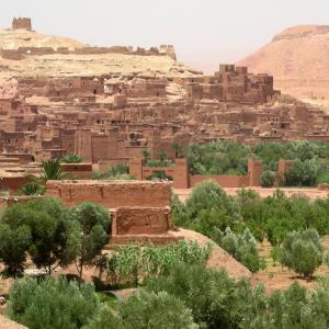 Morocco, red clay, ocher, yellow