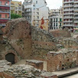 Greece. Thessaloniki. On the Egnatia road yet everything flows from thousands