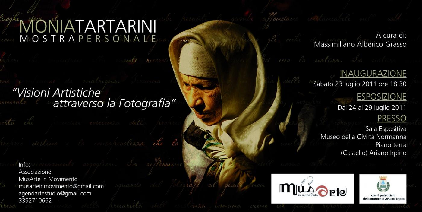 “Visioni Artistiche attraverso la Fotografia” mostra personale di Monia Tartarini