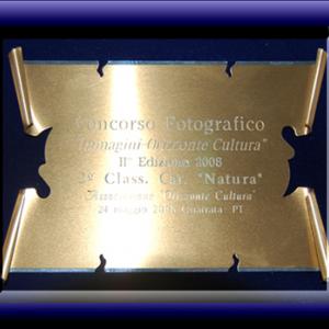 Conferimento del 2° Premio Categoria Natura al Concorso Fotografico "Immagini - Orizzonte Cultura"