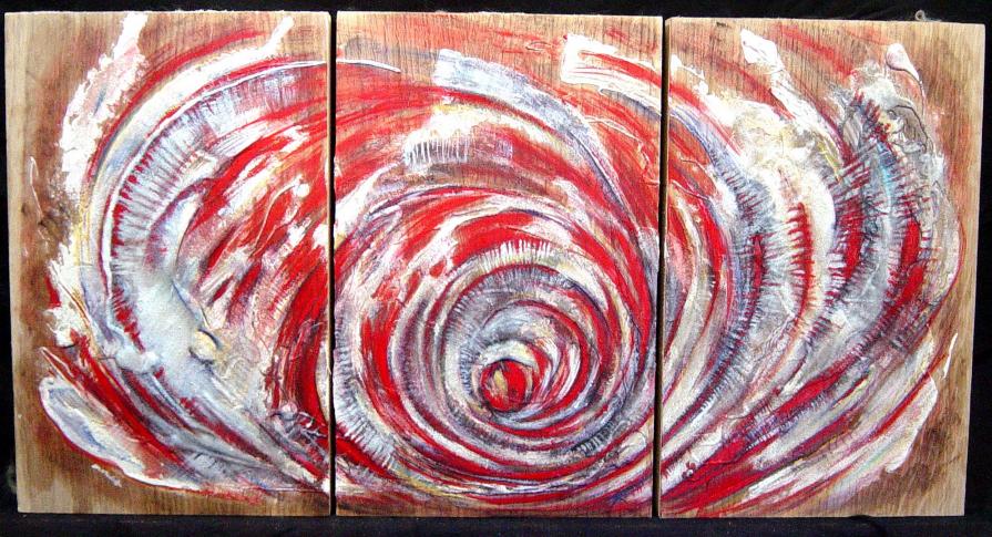 Vortice Rosso, serie: "Vortici d'Onde Interiori"