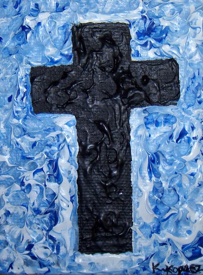 Cross in Blue Sky Magnet