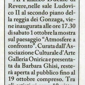 ATMOSFERE A CONFRONTO mostra sul paesaggio a Revere