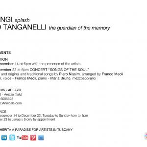 Splash by Dina Cangi and The Guardian of the Memory by Franco Tanganelli