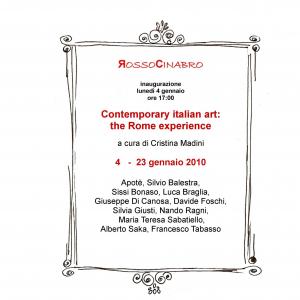 ‘Contemporary Italian Art: The Rome Experience ’ 