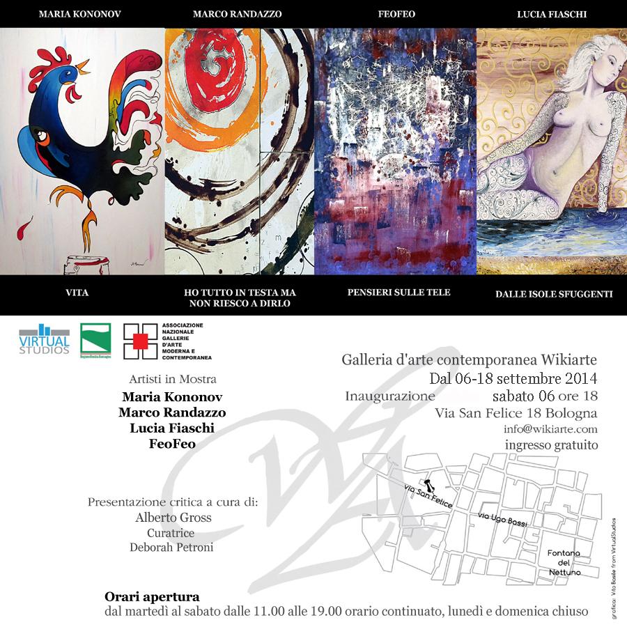 Personal exhibition of M.Randazzo, L.Fiaschi, Feofeo, M. Kononov 