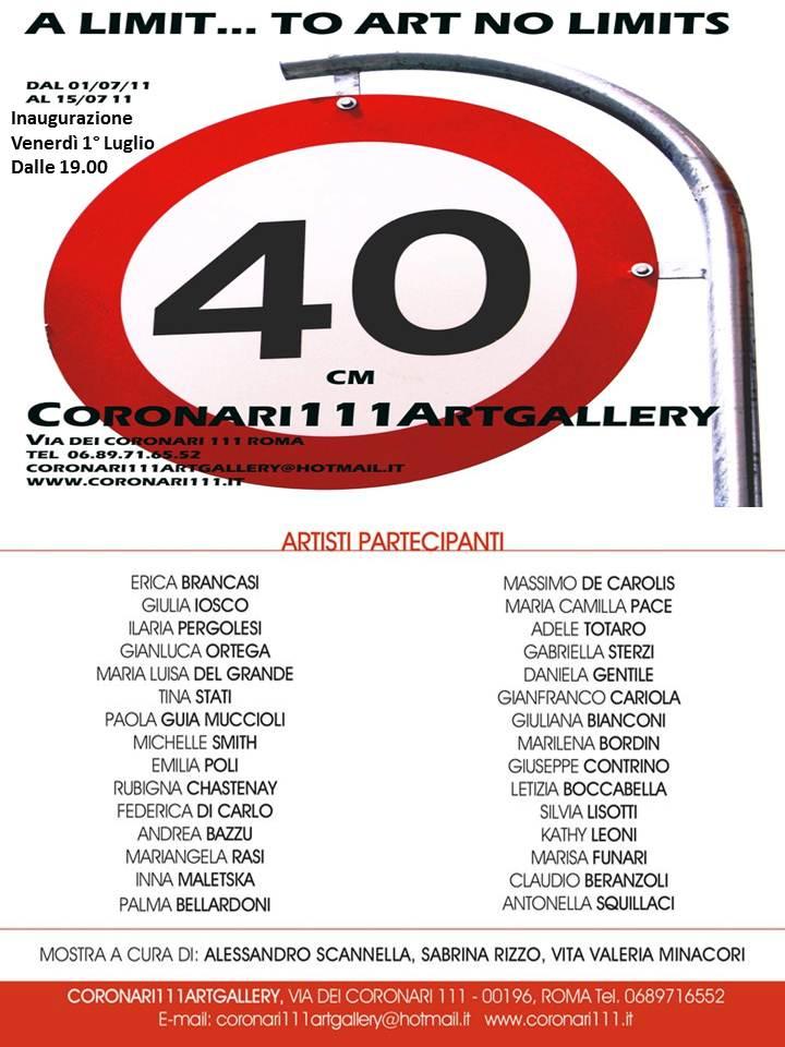 Unter 40 CoronariARtGallery111 in via dei Coronari 111 ROMA