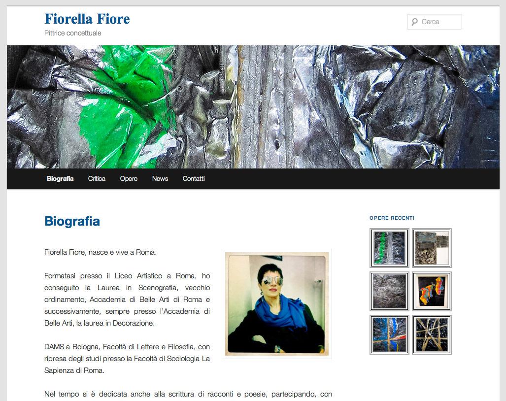 Nuovo sito web Fiorella Fiore