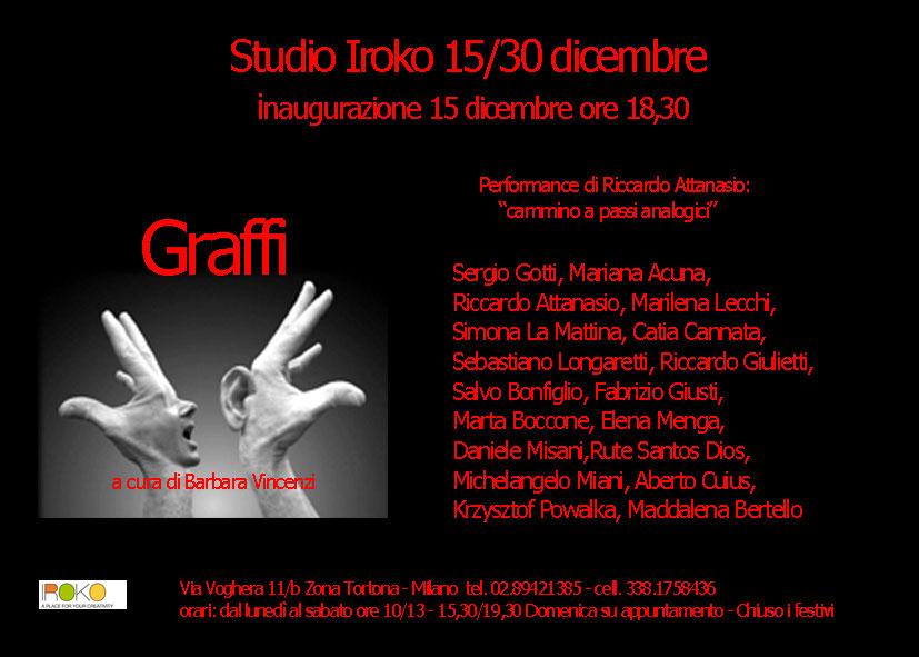 GRAFFI dal 15 al 30 dicembre a Milano