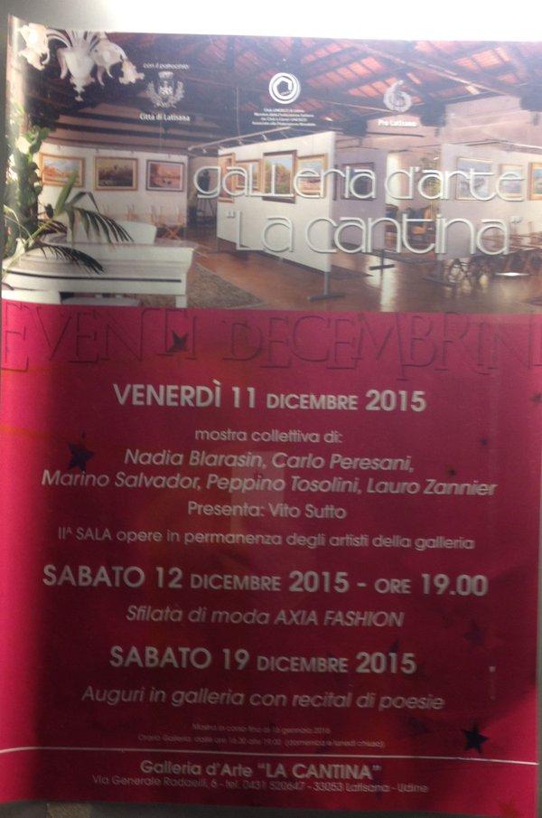 Mostra di Natale 2015 a "La Cantina" di Latisana 