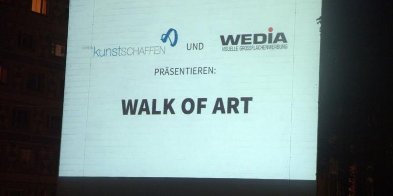 Kunstschaffen - Walk of Art - Beamboard Naschmarkt - dall 29. Septembre fin da 6. Ottobre a Vienna