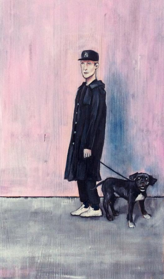 'Walking the dog', detail