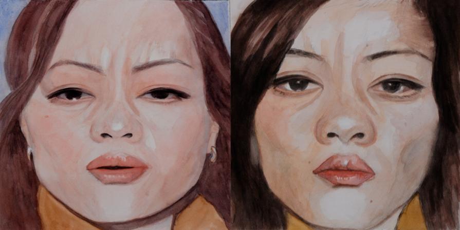 Two self-portraits