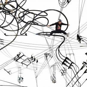 the electrical  wires symphony