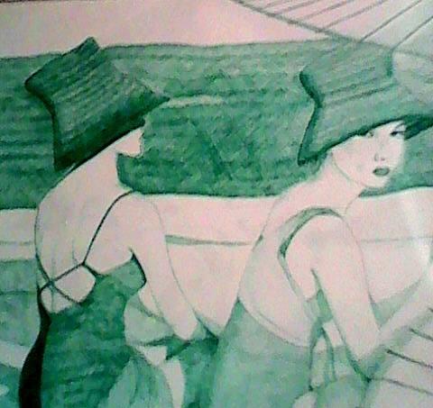 al mare (biro verde)