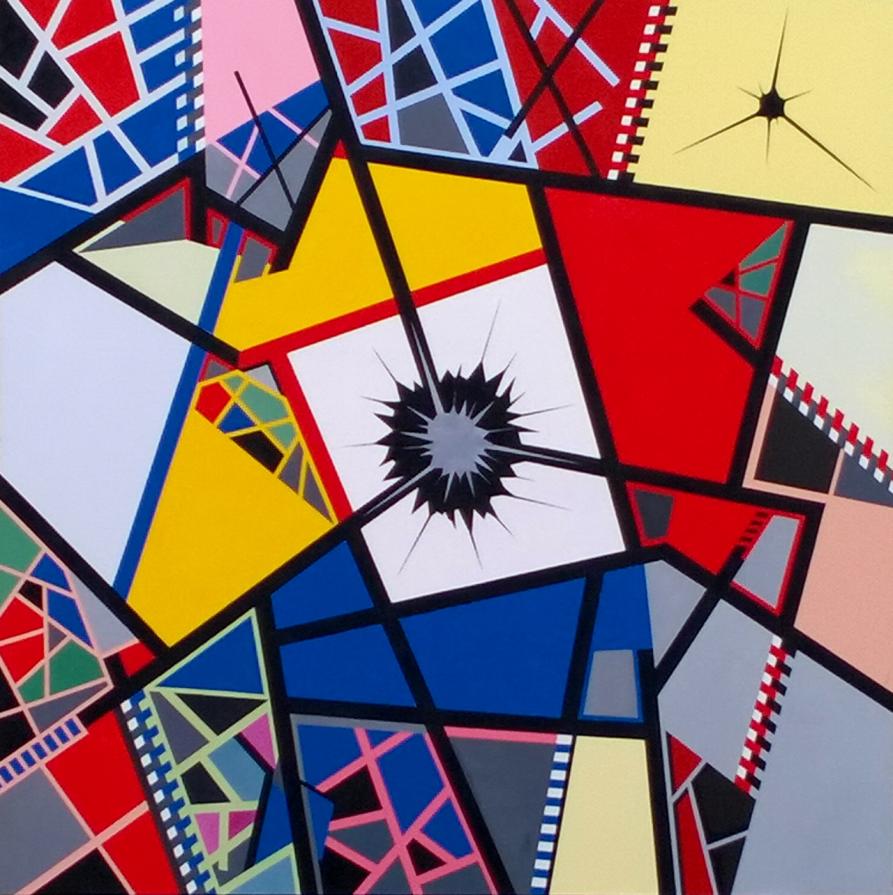 Esplosione nella griglia Mondrian