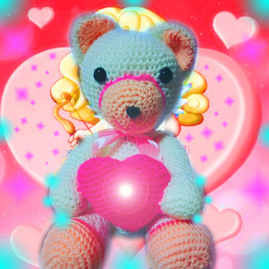 " MEMORE " l'orsetto AMIGURUMI dell'amore . . . !!!